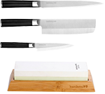 Kanpeki Knife Set & 1000/3000 Toishi Whetstone (Ships in June 2020) 